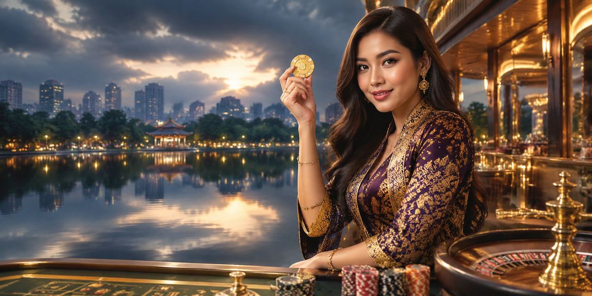 Ilustrasi pertaruhan Malaysia dengan motif batik mewakili harta intelek dan kandungan platform 40160